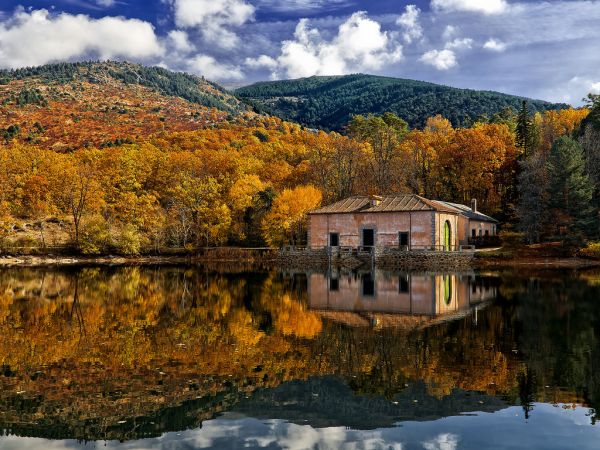 Landschaft,See,Wasser,Natur,Betrachtung,Himmel