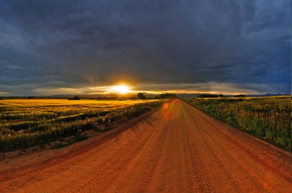 Sonnenlicht, Landschaft, Sonnenuntergang, Hügel, Natur, Himmel