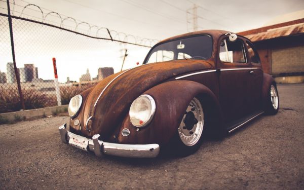 coche, vehículo, Volkswagen, Volkswagen escarabajo, Lowrider, Auto antiguo