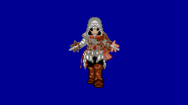 Assassin's Creed,Assassin's Creed 2,illustration,Pixel art,dessin animé,Pixels