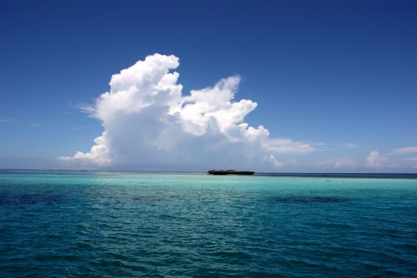 oceano,África,azul,céu,nuvem,verde