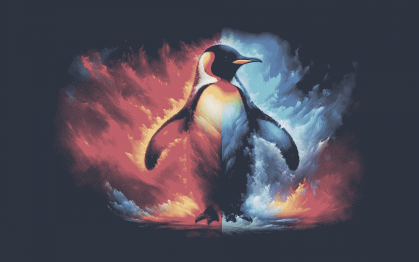 Linux,pinguini