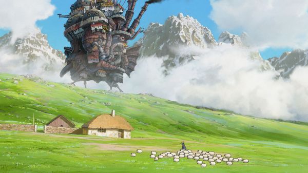 Landschaft,Himmel,Wolken,Das wandelnde Schloss,Studio Ghibli