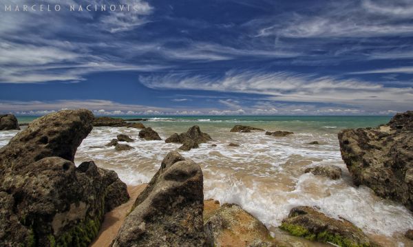 Landschaft,Meer,Bucht,Wasser,Natur,Rock