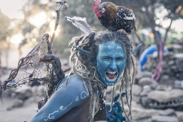 Kadınlar açık havada, Kadınlar, Cosplay, Model, mavi, Dreadlocks