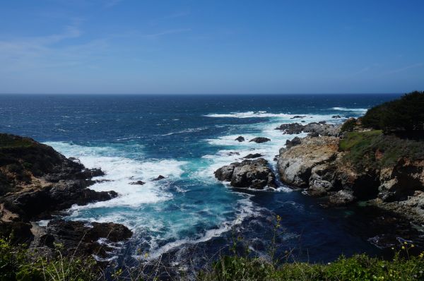 mer,baie,eau,Roche,rive,océan Pacifique