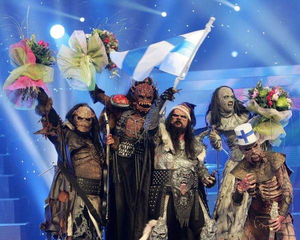 karneval,flagg,Eurovision,Lordi,drakt,vinnere