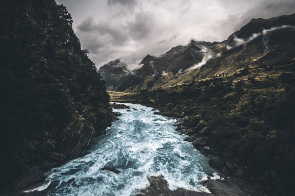 山,海,水,性质,森林,雪