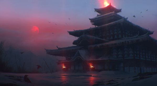 Japón, Feudal Japan, Quentin BOUILLOUD, Obra de arte, arte digital