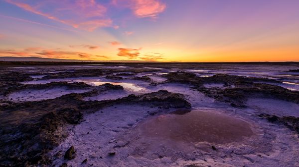 natura,nuvole,tramonto,acqua