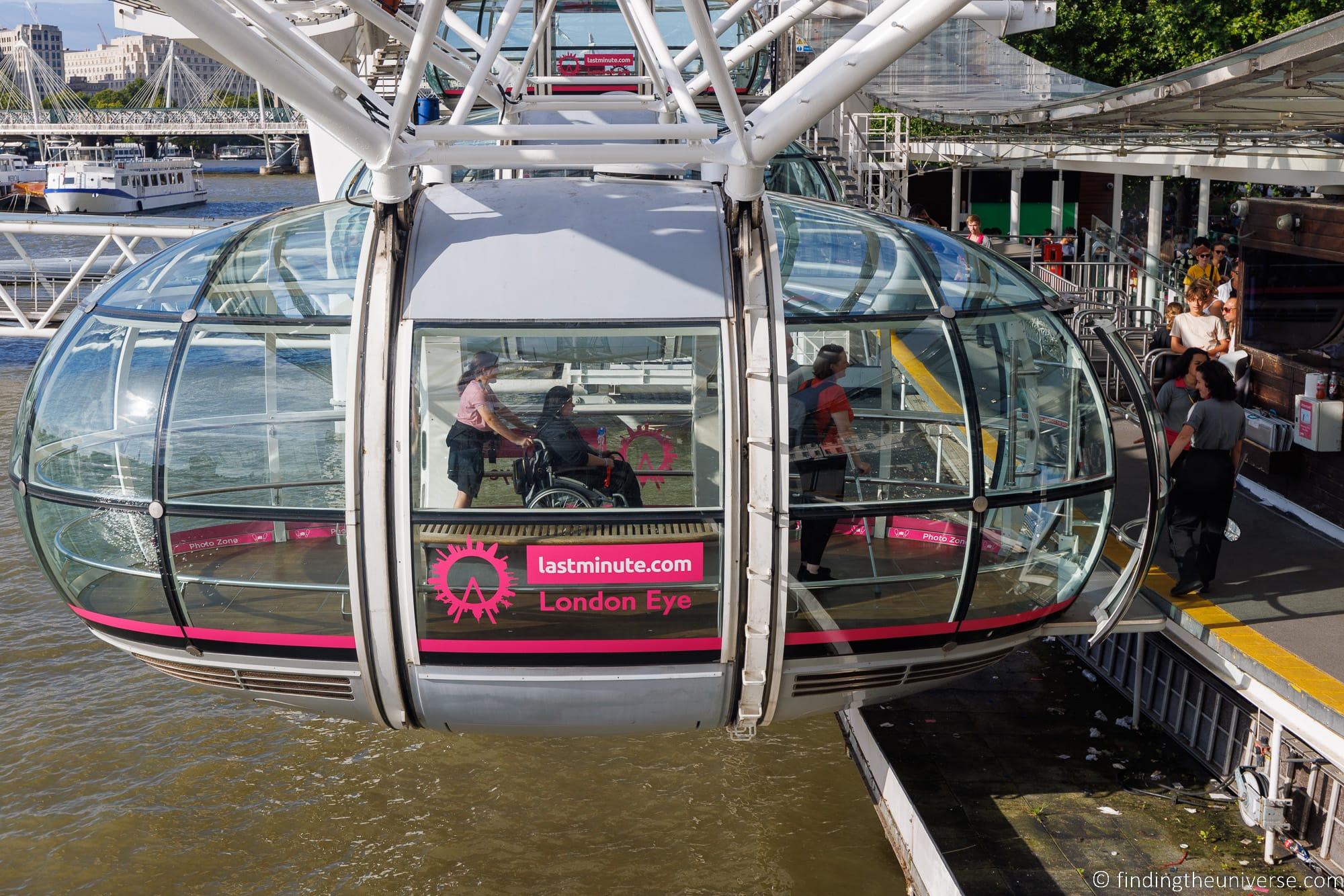 London Eye accessibility