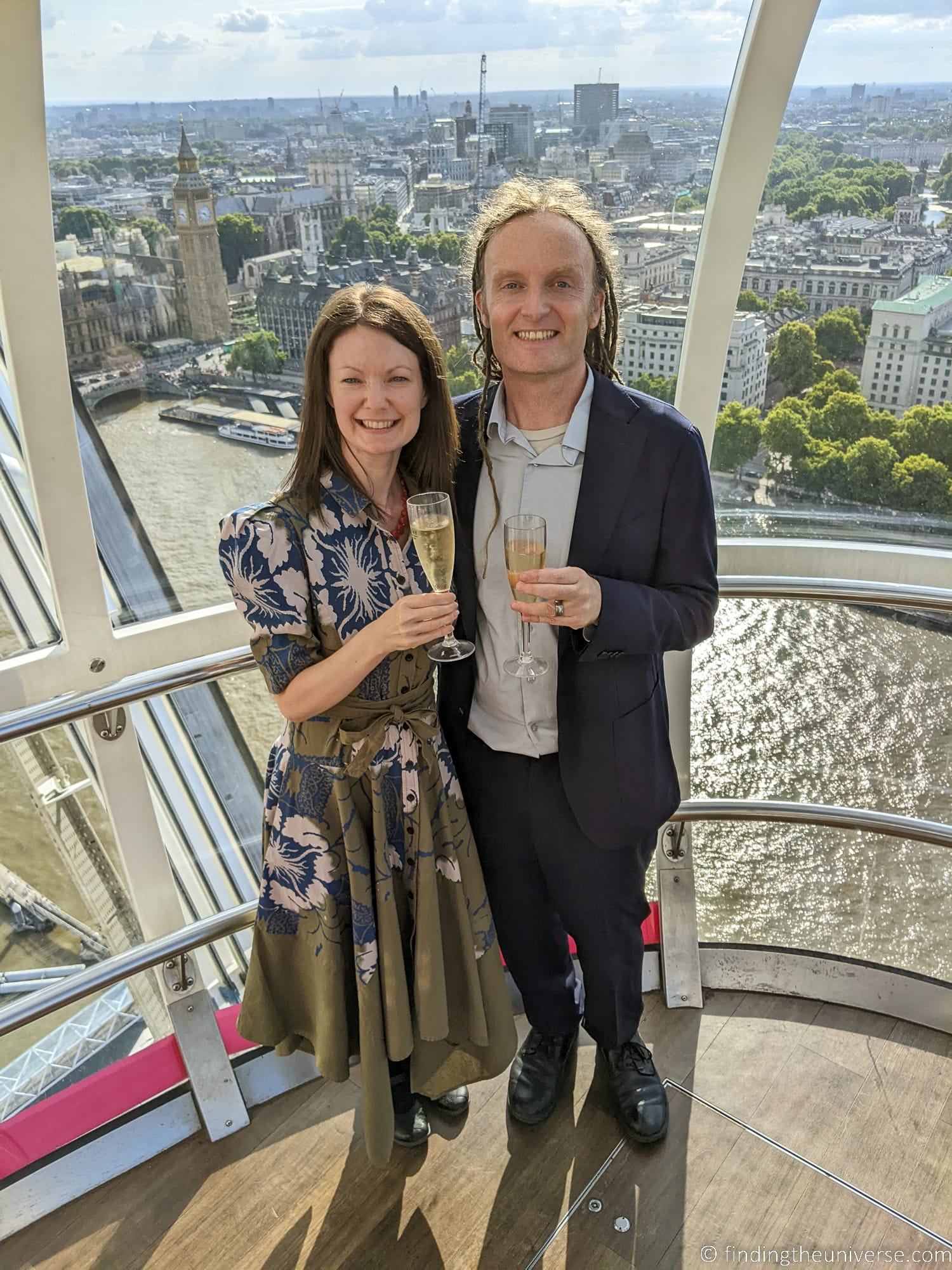 London Eye champagne experience