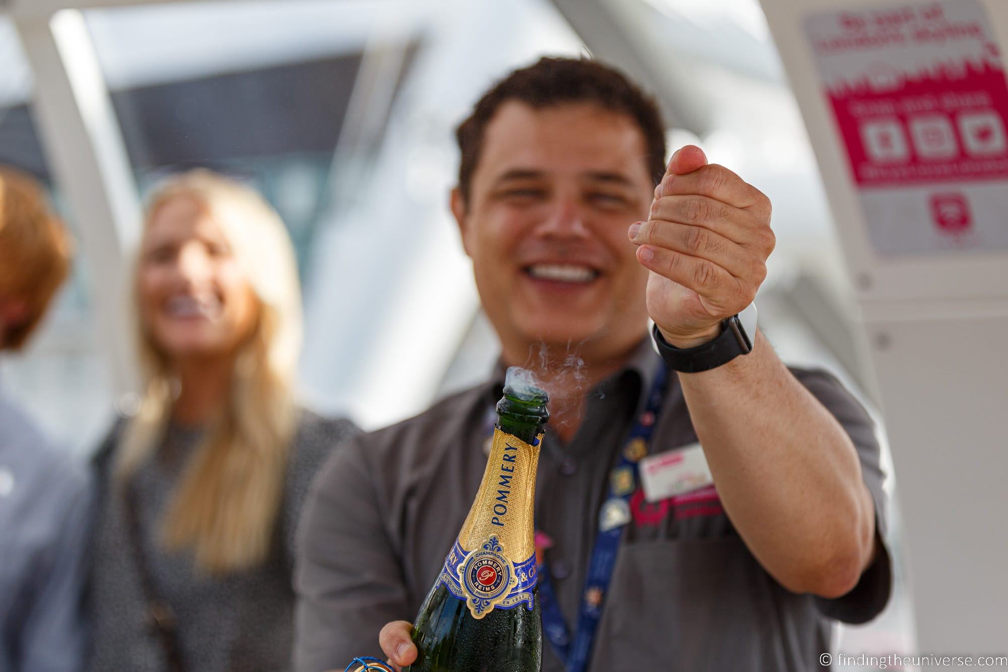 London Eye champagne experience