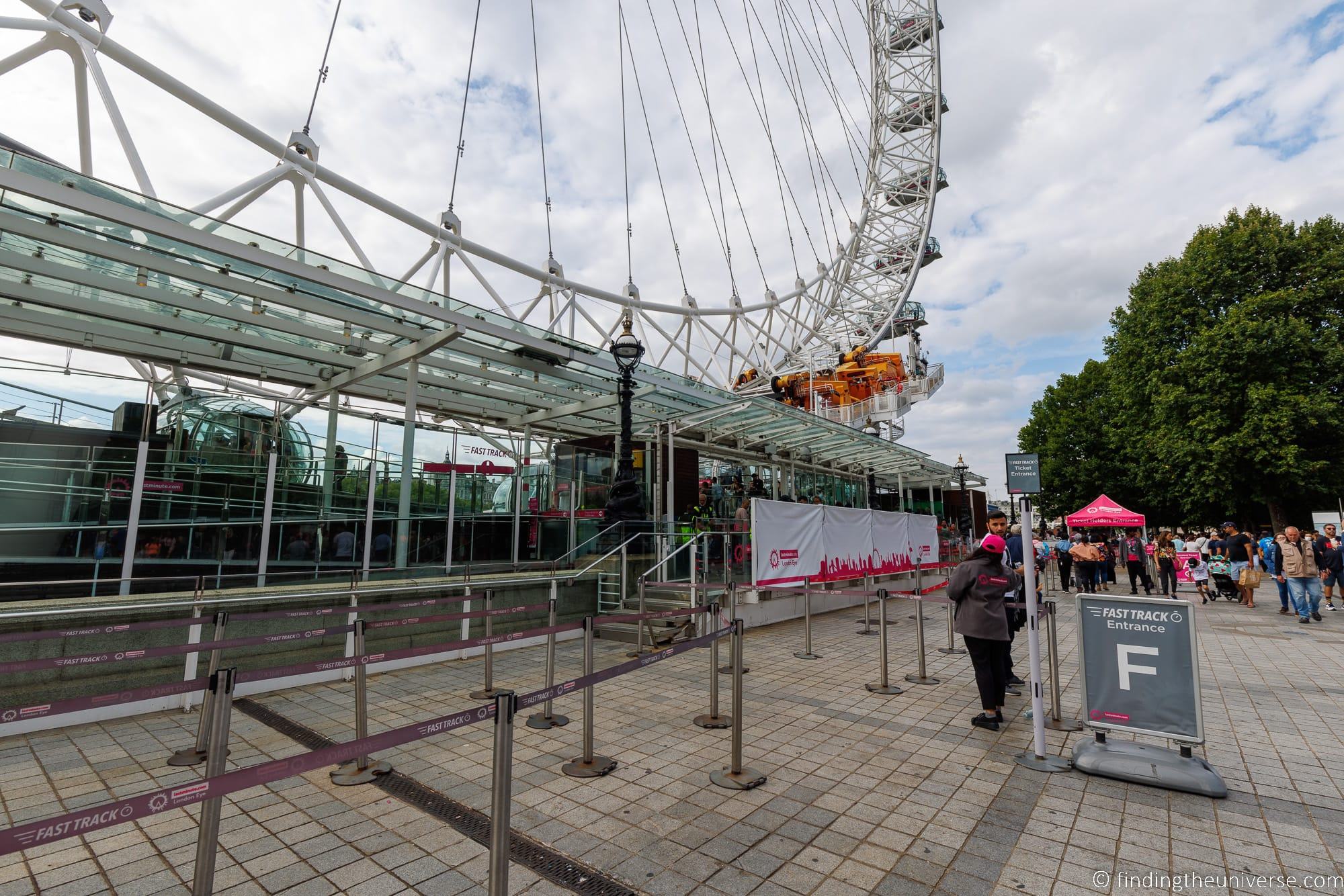 London Eye fast track entry line