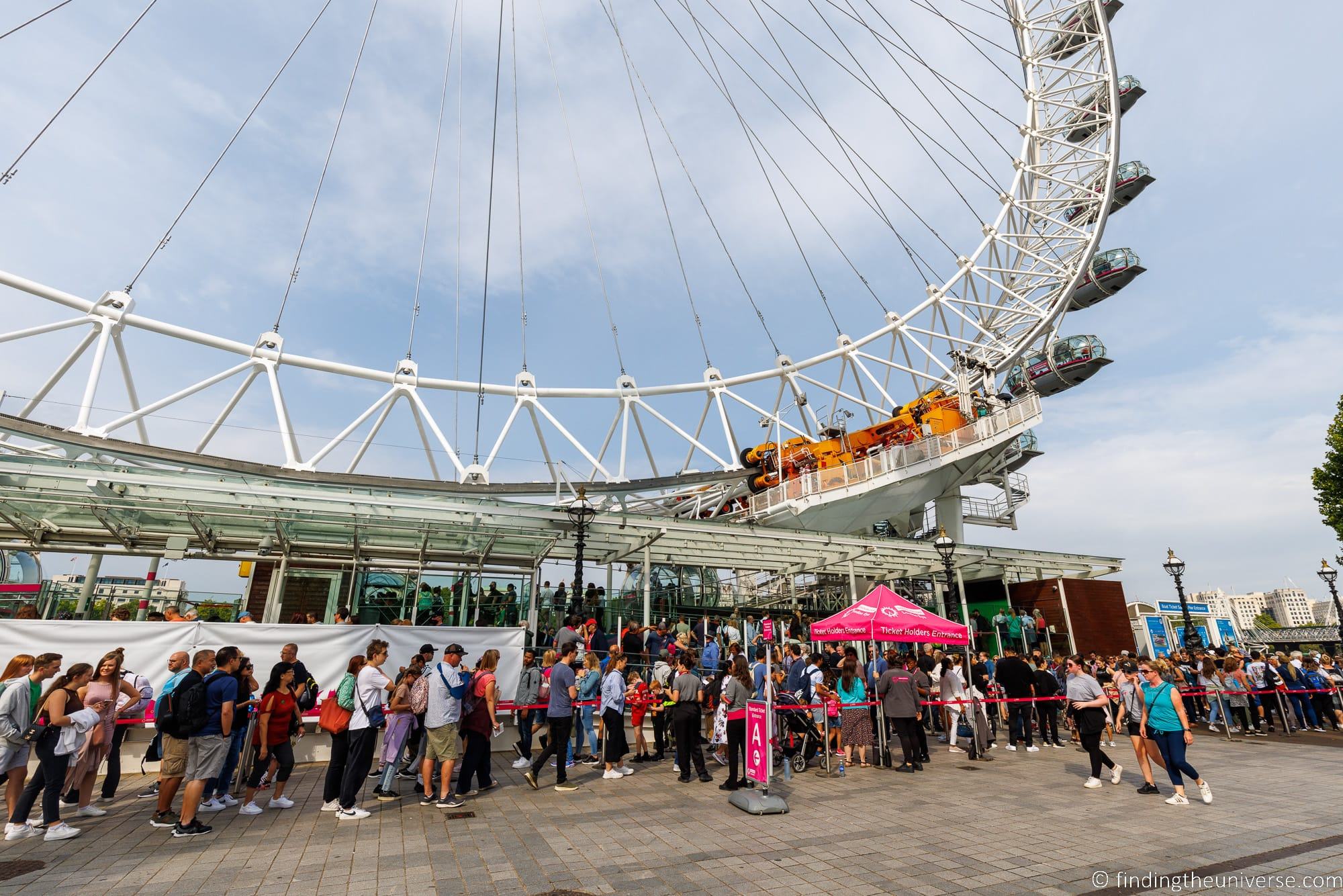 London Eye ticket Line