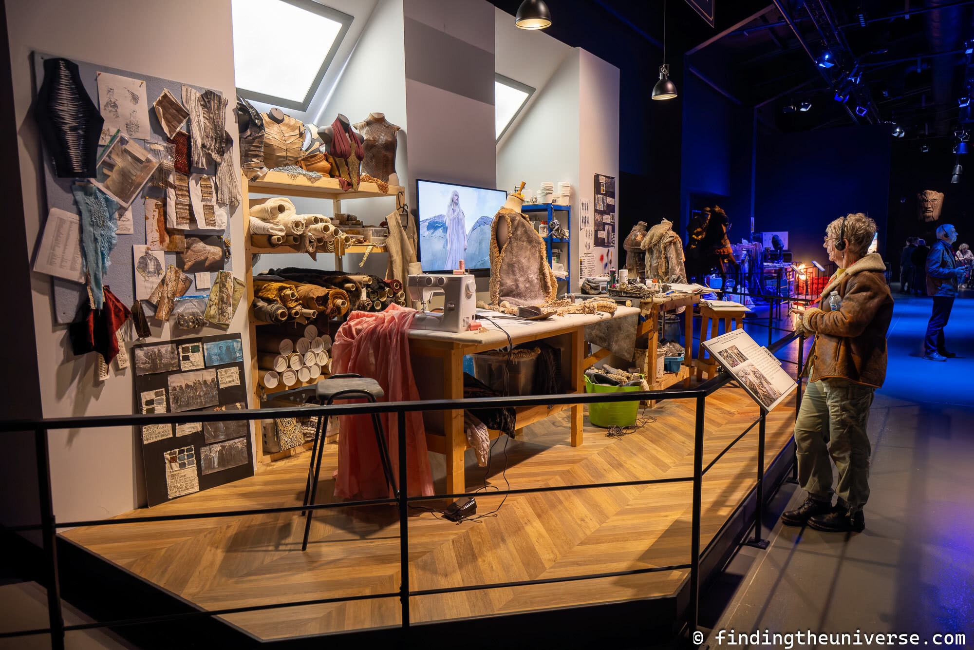 Game of Thrones Studio Tour Dragonstone Throne by Laurence Norah