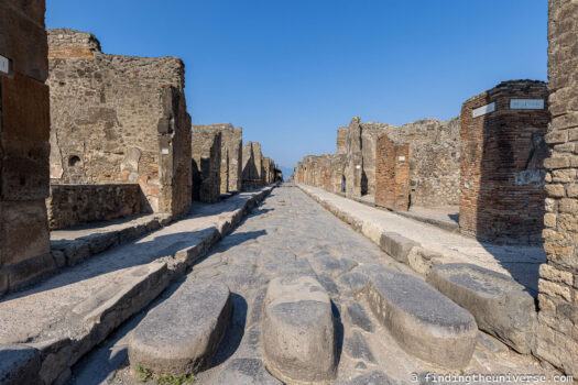 Visiting Pompeii