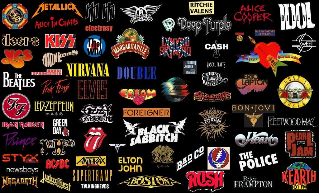 Rock And Roll Bands Logo