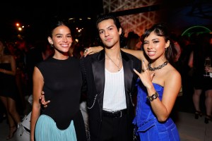 HOLLYWOOD, CALIFORNIA - AUGUST 10: (L-R) Bruna Marquezine, Xolo Maridueña and Xochitl Gomez attend the Variety Power of Young Hollywood Presented by For the Music at NeueHouse Hollywood on August 10, 2023 in Hollywood, California. (Photo by Matt Winkelmeyer/Variety via Getty Images)