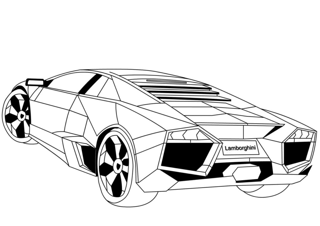 Dibujos de Lamborghini para Colorear