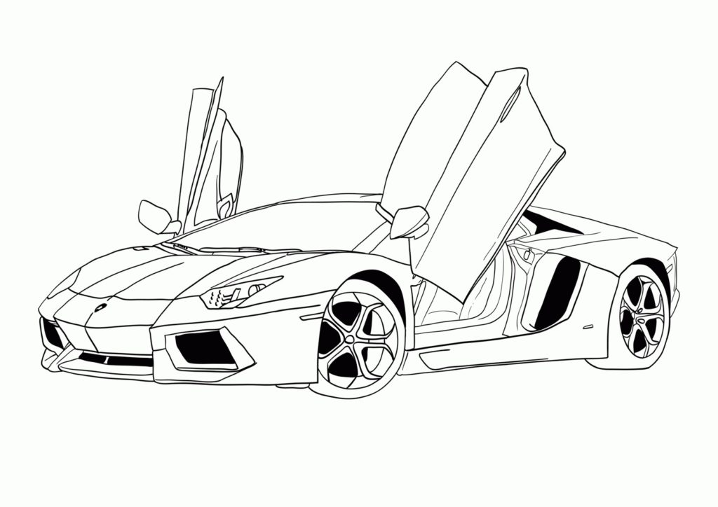 Dibujos de Lamborghini para Colorear