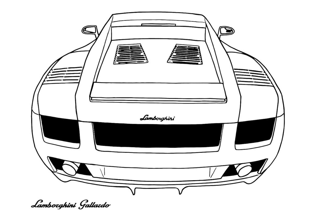 Dibujos de Lamborghini para Colorear