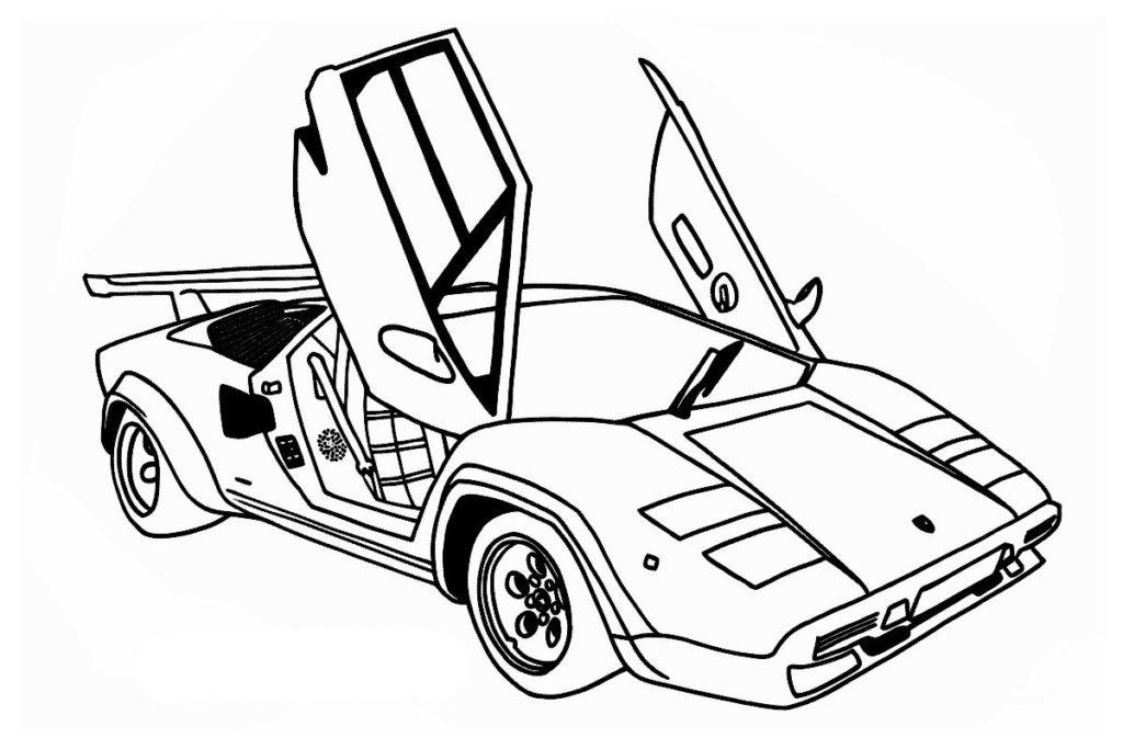 Dibujos de Lamborghini para Colorear