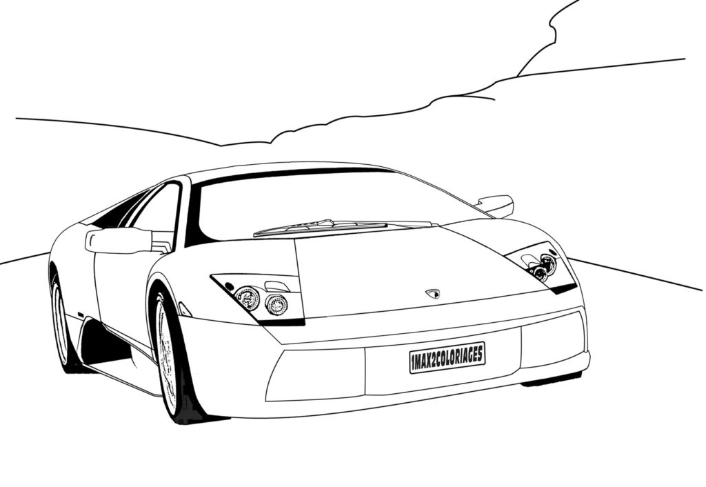 Dibujos de Lamborghini para Colorear