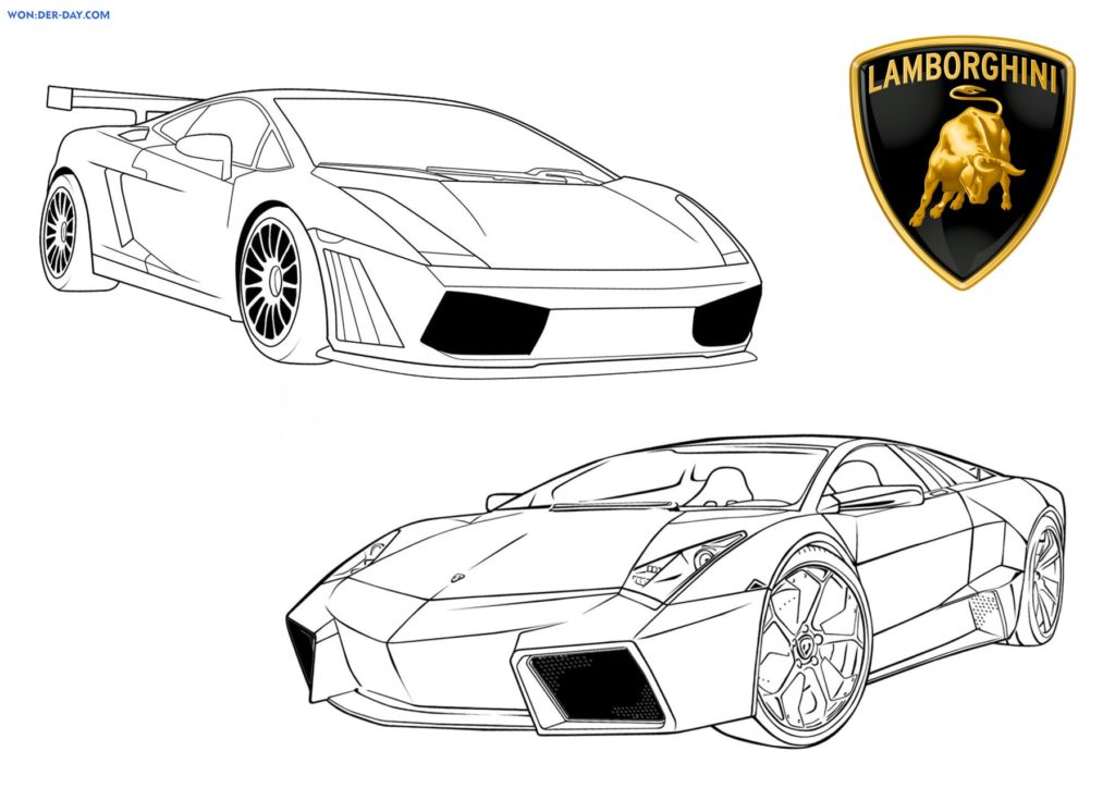 Dibujos de Lamborghini para Colorear