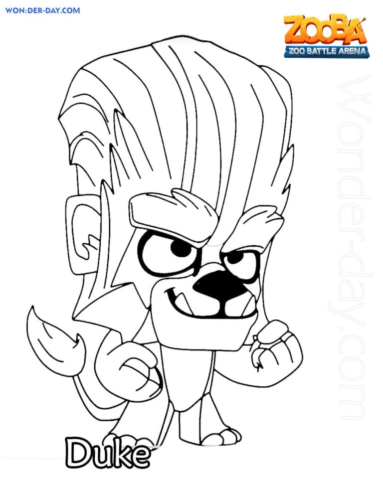 Zooba Coloring Pages - Free coloring pages for Kids