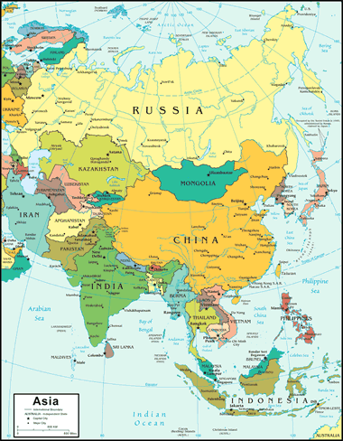 CIA World Map: made for use by U.S. government officials