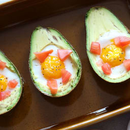 Baked Eggs & Avocados