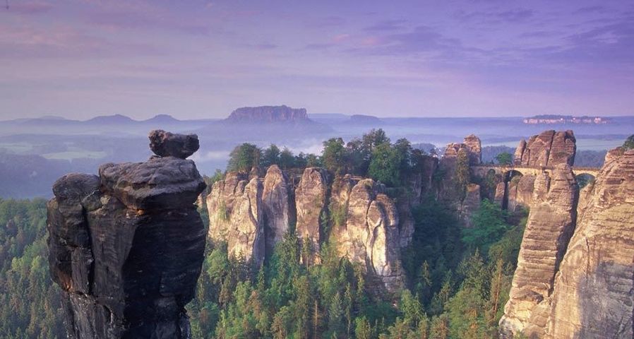 Felsturm und Canyon, Sächsische Schweiz, Deutschland