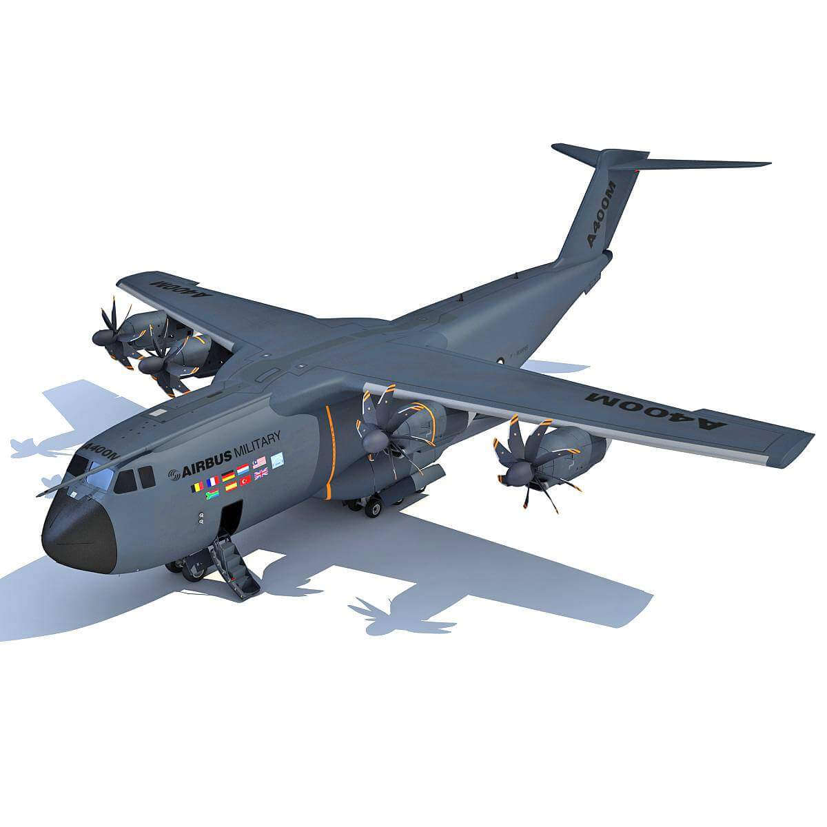 Airbus A400M Atlas Aircraft 3D Model