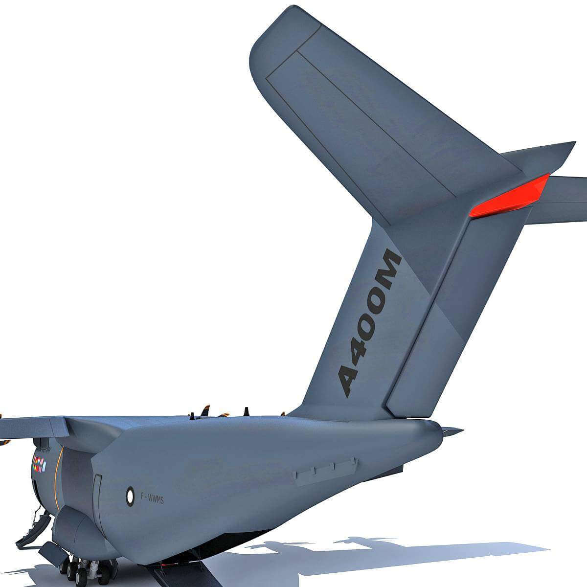 Airbus A400M Atlas Aircraft 3D Model