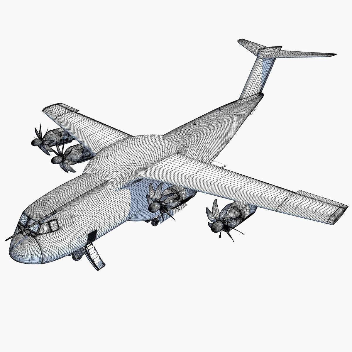 Airbus A400M Atlas Aircraft 3D Model