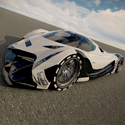 Devel Sixteen Prototype 3D Model