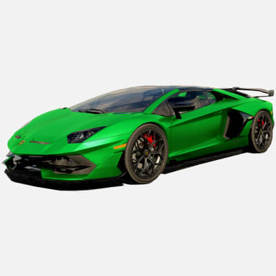 Lamborghini Aventador SVJ Roadster 2022 3D Model