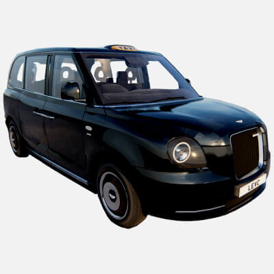 LEVC TX Taxi 3D Model