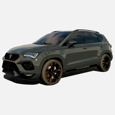 Seat Ateca Cupra 2022 3D Model