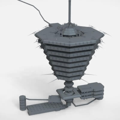 Resident Evil The Hive 3D Model