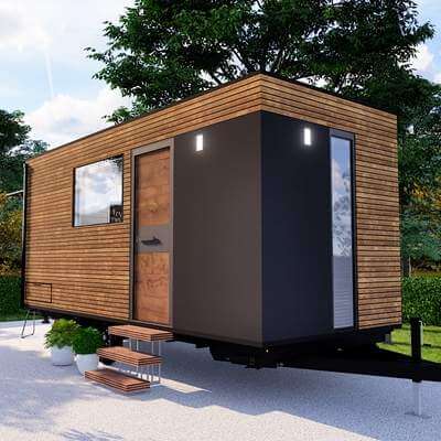 Modern Vacation Mobile Homes 3D Model