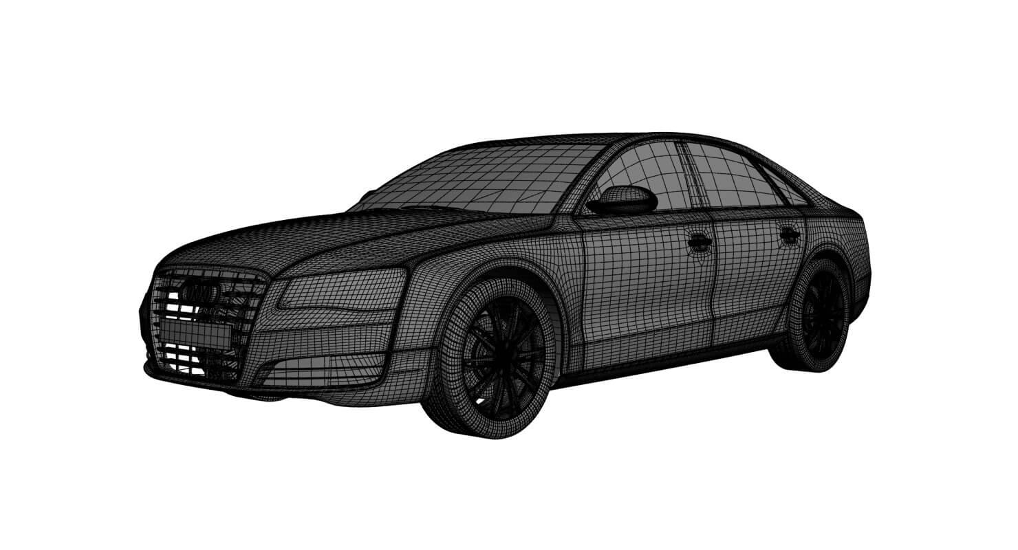 Audi A8 3D Model