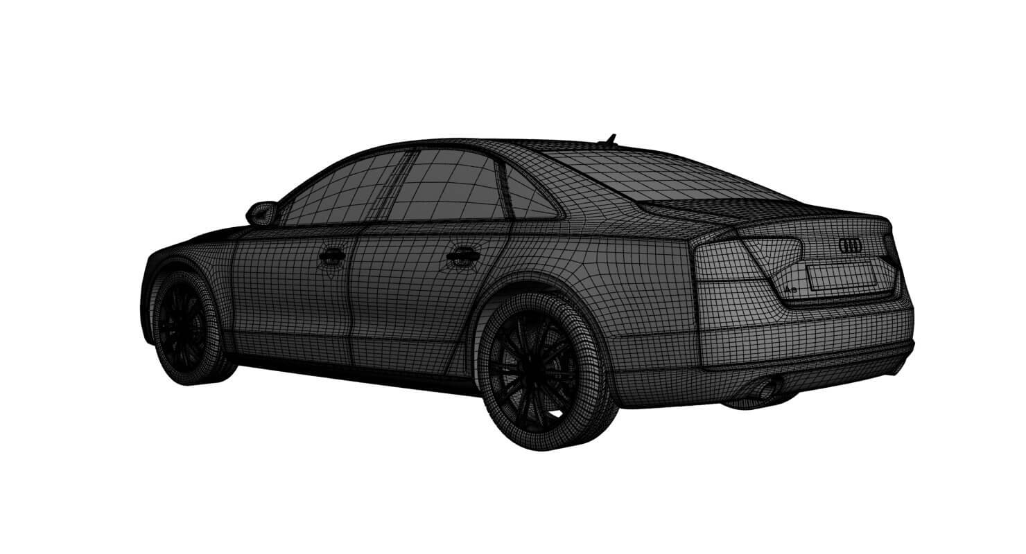 Audi A8 3D Model