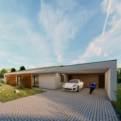 House in Lanhas, Vila Verde 3D Model