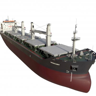 Bulk carrier 3D model