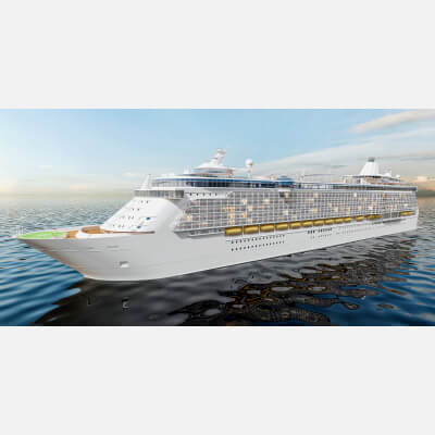 Cruise Ship 3D Model