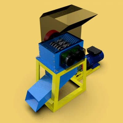 Plastic Crusher Shredder Machine 3D Model