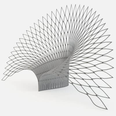 Peacock L Chair 3D Model