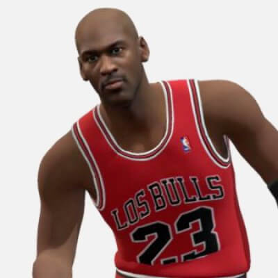 Michael Jordan NBA 3D Model